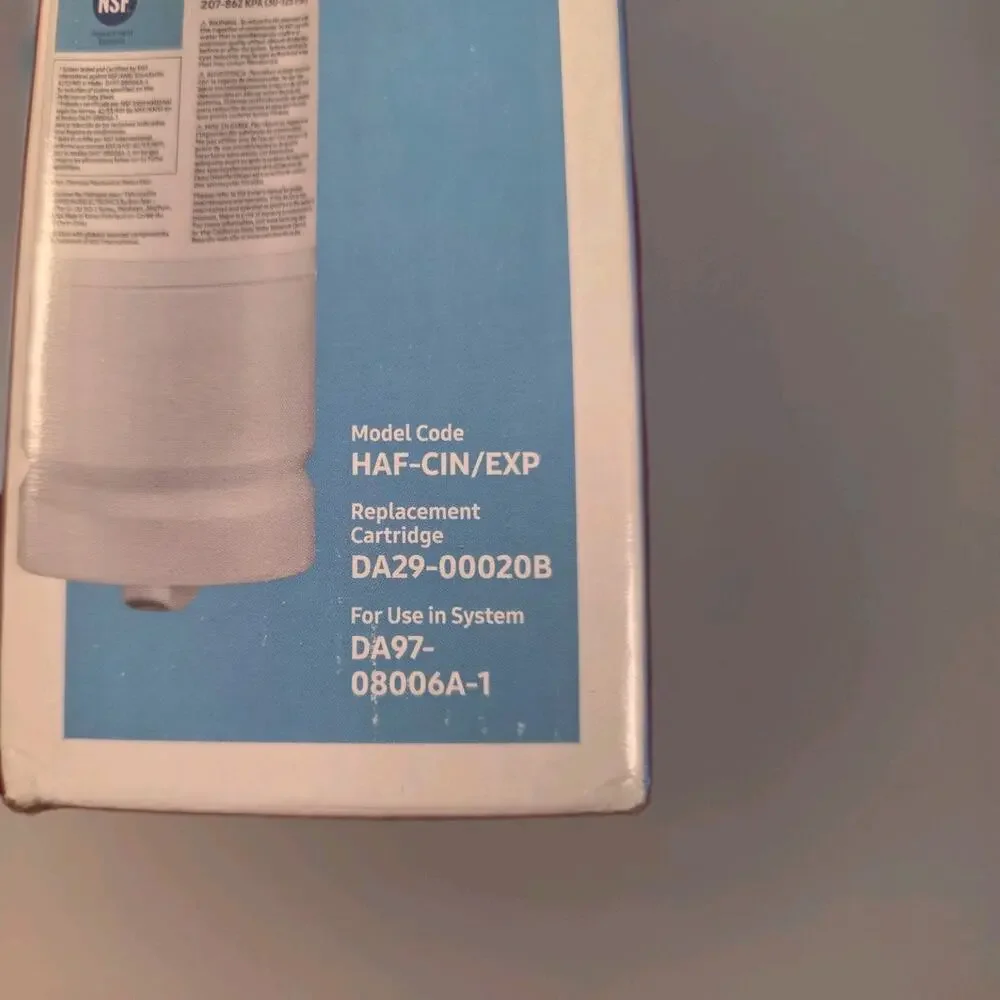 Samsung HAF-CIN/EXP DA29-00020B Refrigerator Water Filter New